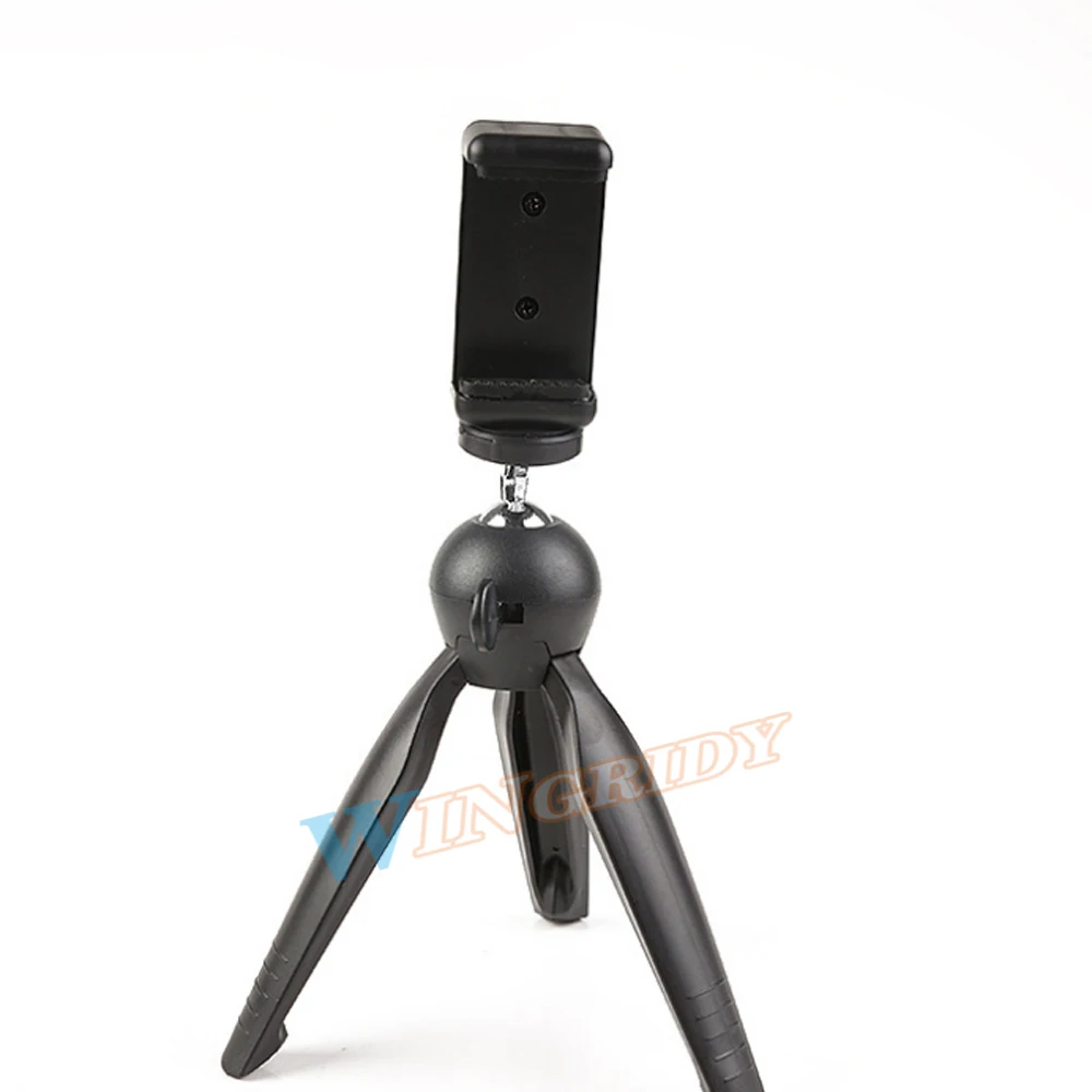 

Mini Desktop Phone Tripod stand for Nikon Canon GoPro Vlogging Selfie shooting DSLRs Smart phone with Detachable Ball head