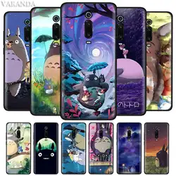 Чехлы Studio Ghibli Spirited Totoro для Xiaomi Redmi 8A K20 Pro Note 8 7S 7 6 5 Plus 7A 6A S2, черный мягкий силиконовый чехол