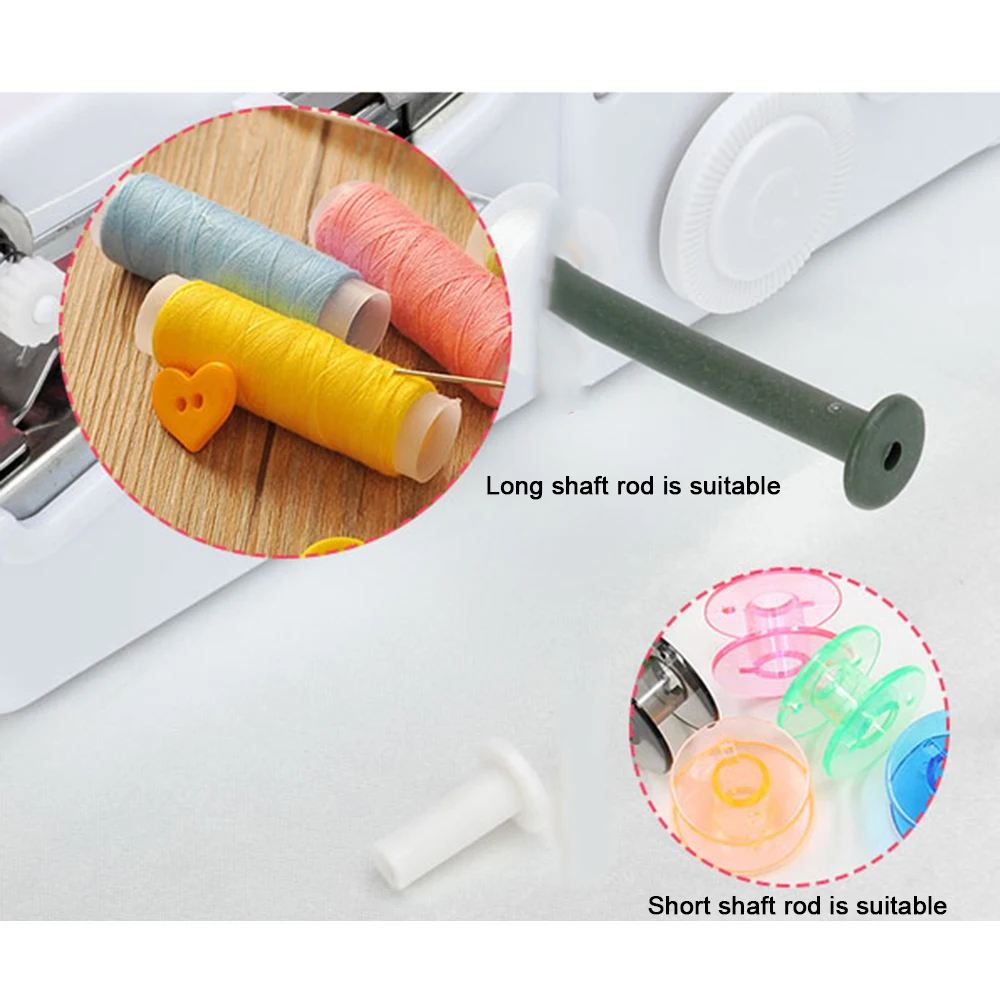 Portable Mini Hand Sewing Machine Household Cordless Electric Stitch Needlework Set For Quick Repairs DIY Clothes Stitchin Tool