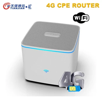 

TIANJIE 4g Router WiFi Modem Lte Hotspot Wireless Sim Card Slot Antena Internet Wifi mobile 4g wifi router unlocked