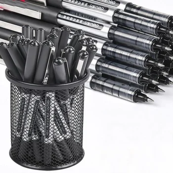 

Gel Pen 0.5MM Black/Blue/Red Large Ink Cartridge Gel Pens Fine Nib Student School Office Stationery