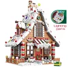 XINGBAO 18021 Architecture Christmas series Santa Claus pancake house village Tree Building Blocks Bricks toys for children gift