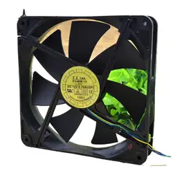 Yuelun-ventilador de refrigeración de doble bola, 14cmcm, 14025 12v0.70a, D14Bm-12 PWM