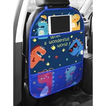 

2019 Car Seat Back Anti-Kick Mat Children's Cartoon Rear Protector Cover For Kid Children Baby From Mud Dirt Car Accessories