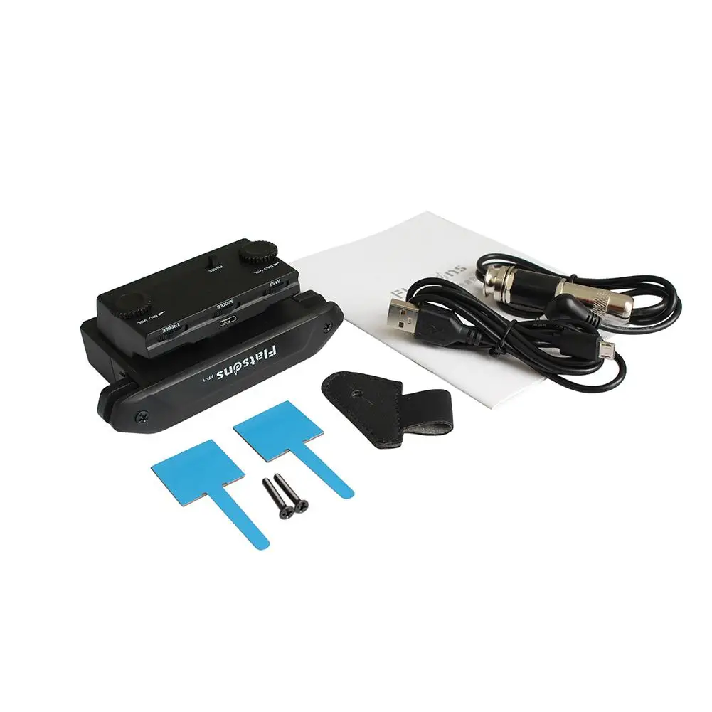 

FP-1 Acoustic Guitar Pickup Chorus Delay Reverb Effects Magnetic Pickups Piezo Soundhole for 39-42 Inch Guitar Accessories