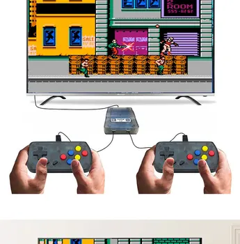 

SUPER VIB TV Vibration Handle Game with 169 Games FC Home Game Machine Video Games for Game SNES Vibration Console Retro Game