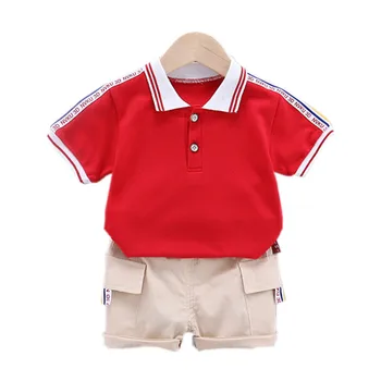 

Baby Boys Clothing Children Kids Clothes Set Summer Costume Sport Suit Tracksuit Outfits Shirt Short Pants 2PCS 1 2 3 4 5 Years