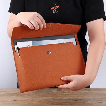 

File bag A4 file bag data bag large capacity magnetic buckle simple waterproof business office storage bag