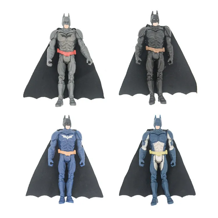 

4-Batman with Mantle Feet Mobile Plastic Model Garage Kit Figurine Decoration CHILDREN'S Toy