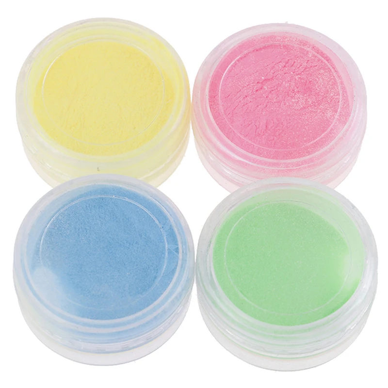 Bright Nail Polish Powder Glow In The Dark Dust Luminous Pigment Noctilucent Fluorescent Nail Art Glitter Powder