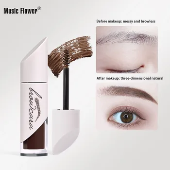 

Music Flower 3 Color Eyebrow Cream Quick Dry Long Lasting Waterproof Sweat-proof Eye Brow Gel Enhancer Cosmetic Eye Makeup TSLM2