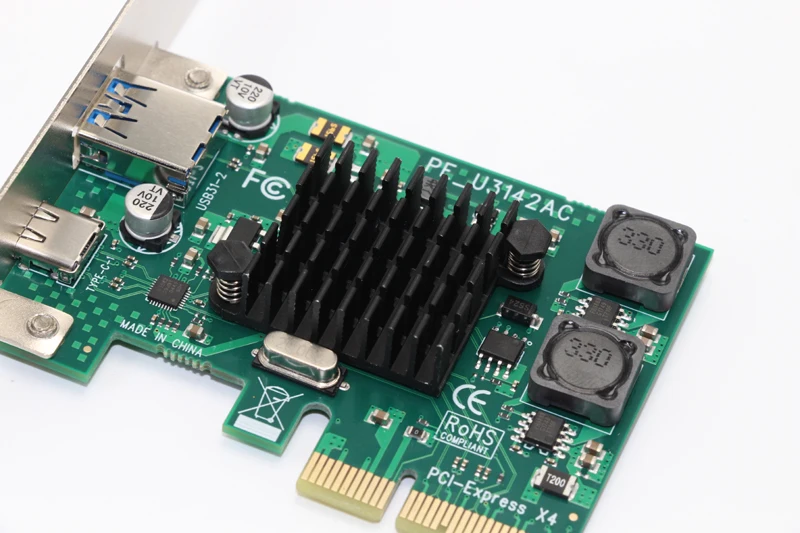 USB 3,1 type C PCIe Плата расширения PCI-e для type C и type A 3,0 USB адаптер 3,1 Gen 3 PCI Express контроллер концентратор для рабочего стола