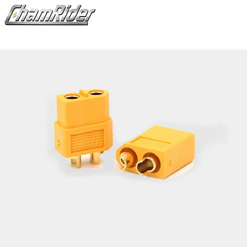 Комплект штекерных разъемов Amass XT60 XT90 папа и мама для монтажа панелей|connector male|kit