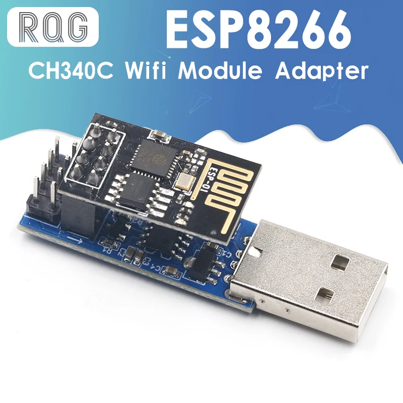 ESP8266 ESP-01/ESP-01S Wi-Fi модуль адаптер для загрузки набор отладок CH340C Arduino IDE USB к ESP-01s DIY Kit