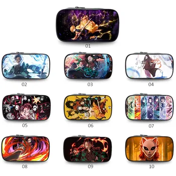 

Japan Anime Demon Slayer: Kimetsu No Yaiba Kamado Nezuko Cosplay Student Pen Bag Pencil Case Cosmetic Bag StorageBag Xmas Gifts