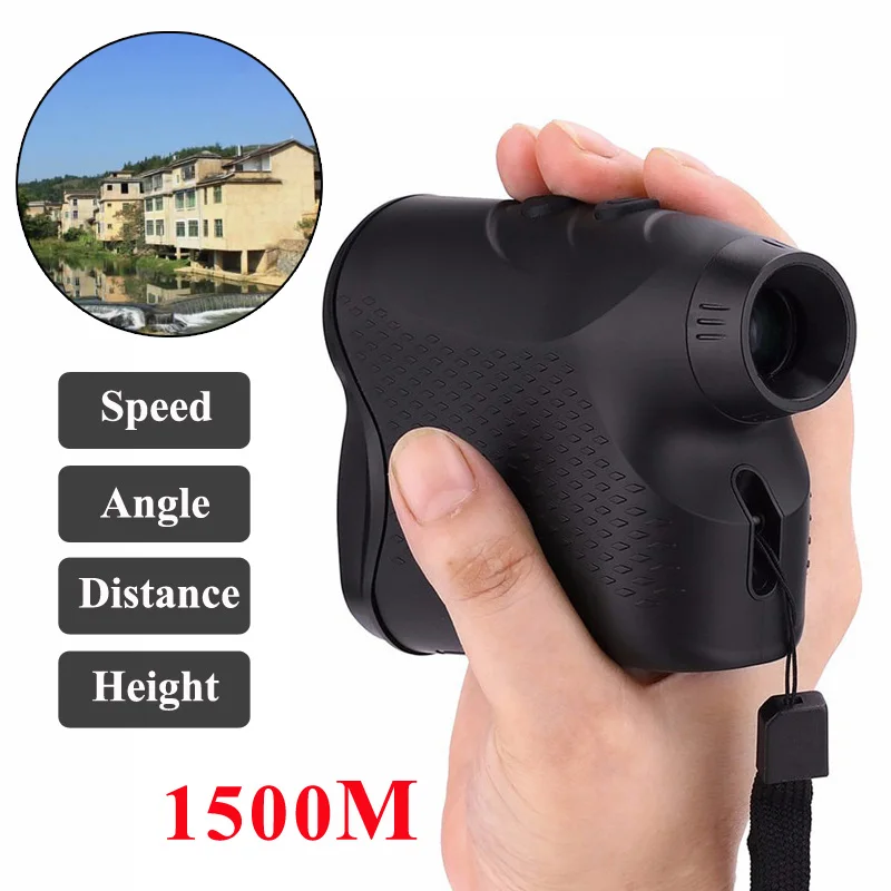 

1500M Laser Distance Meter Rangefinder Telescope Digital Hunting Camping Golf Rangefinder Laser Meter Measure Tester Test Tool