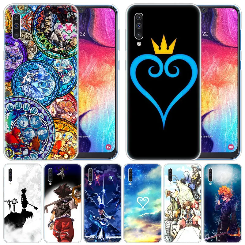 Роскошный мягкий силиконовый чехол с аниме Kingdom Hearts для Samsung Galaxy A50 A70 A80 A40 A30 A20 A10 A20E