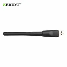 Kebidu 2,4 ГГц USB 2,0 адаптер 150 Мбит/с WiFi беспроводная сетевая карта с антенной чипсет Ralink MT-7601 для портативных ПК