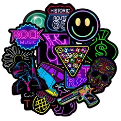 Autocollant Graffiti dessin animé, 50 pièces, pour téléphone portable, guitare, casque d'ordinateur portable, Automobile, coupe d'eau, papeterie de décoration, vente en gros 