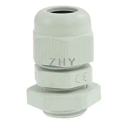 

PG9 Gray Plastic Waterproof 4-8mm Diameter Cable Gland Joint