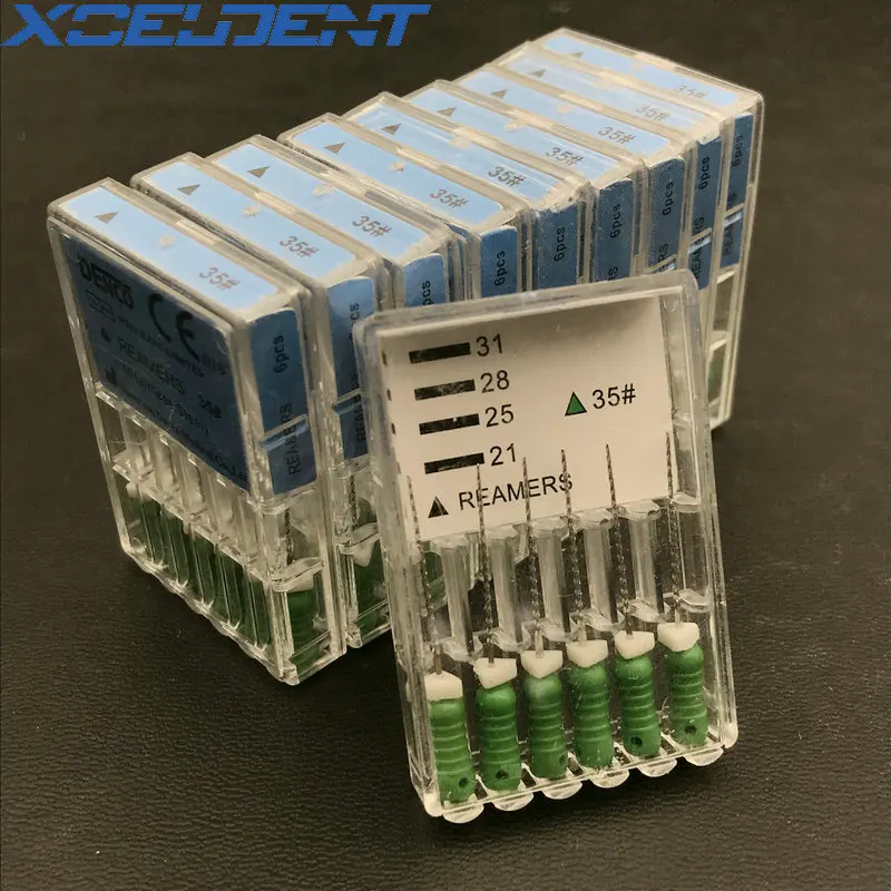 10 коробок/лот стоматологические расширители ПроТейпер напильники из нержавеющей стали R напильники для стоматолога материалы Стоматологические Инструменты
