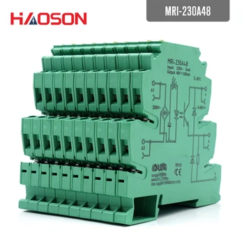 

10pcs/lot MRI-230A48 AC solid relay,Photocoupler Isolation Protection Relay Module 220V Railway PLC Control Board terminal block