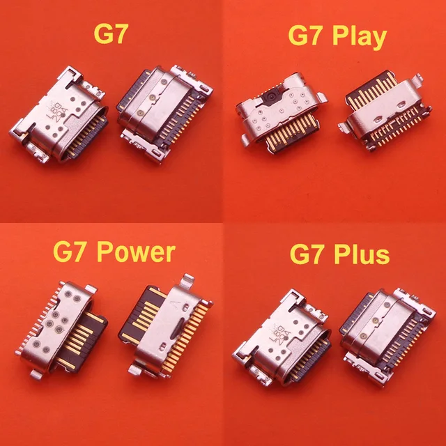 50pcs USB Lade Port Stecker Buchse Dock Reparatur Teil Für Motorola MOTO G7/G7 Plus/G7 power/G7 Spielen