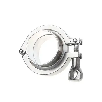 

304 Stainless Steel OD SS304 Sanitary Pipe Weld Ferrule Gasket+Tri Clamp + PTFE
