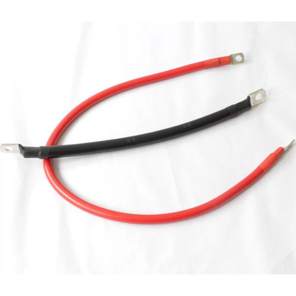 Copper Battery Ground Cable Terminal Kit Replacement 5 Gauge for RV Car Boat