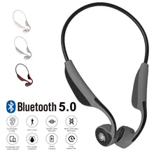 V9 сплав костной проводимости беспроводной Bluetooth наушники V5.0 CSR8635 стерео Hifi спортивные наушники гарнитура с микрофоном