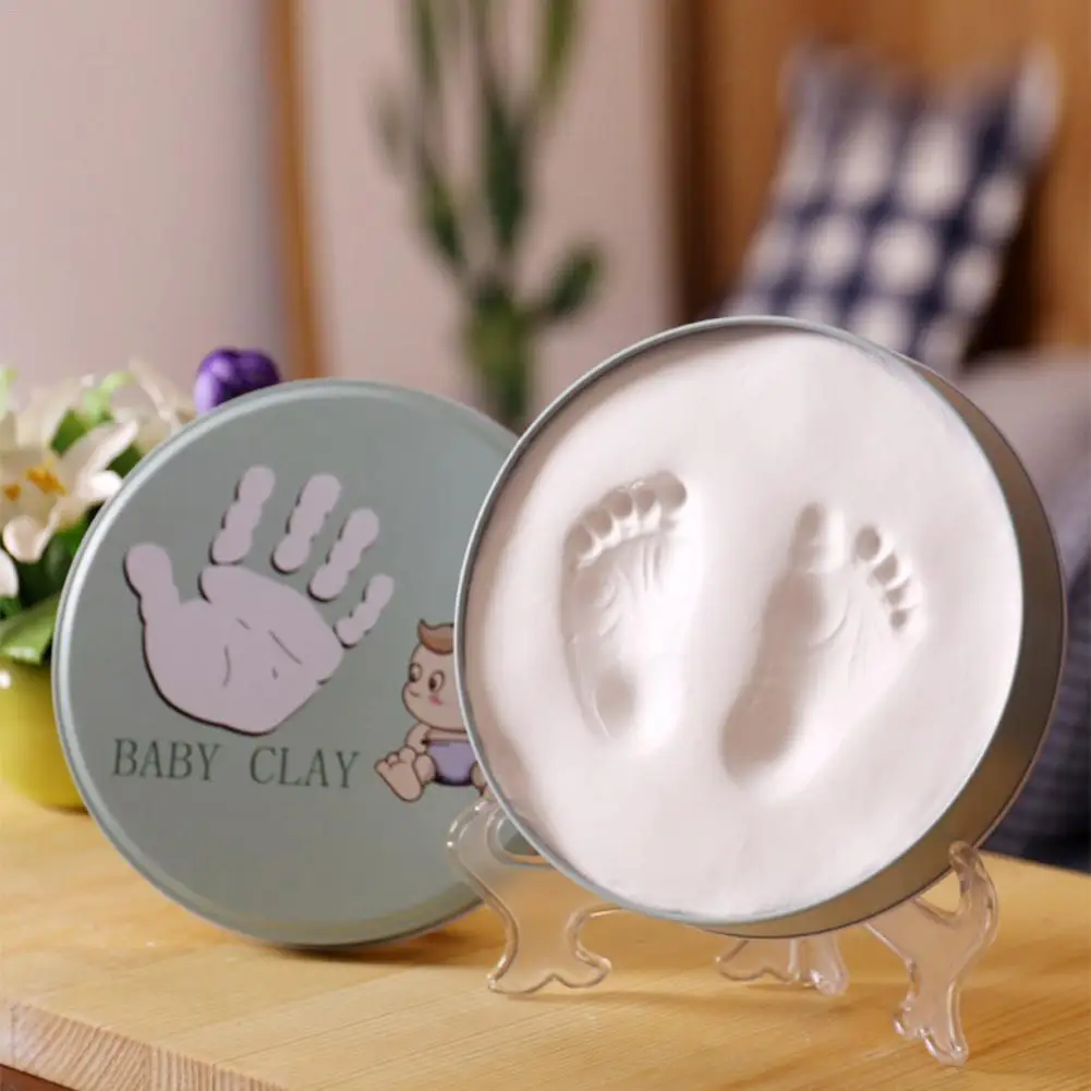 

Newborn Baby Hand And Foot Inkpad Photo Frame Hand And Foot Print Souvenir