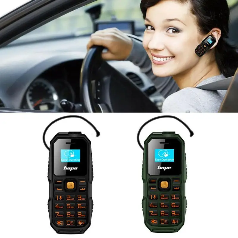 Bluetooth Dialer Мини Мобильный телефон 0,6" маленький экран GSM радиация SIM низкий двойной Bluetooth телефон мобильный маленький наушник B8K6