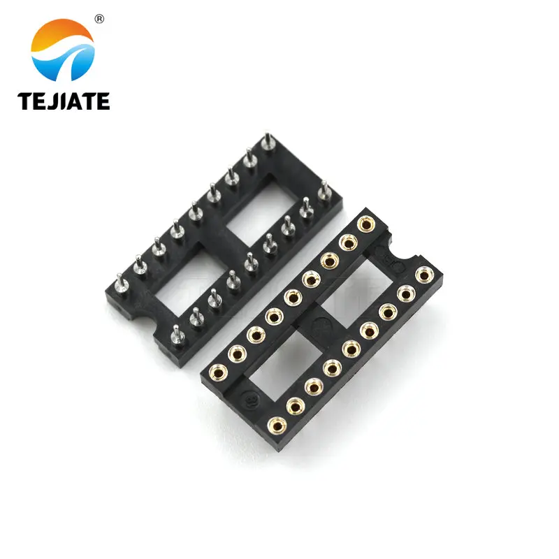 10PCS-Round-Hole-IC-socket-Connector-DIP-6-8-14-16-18-20-24-28-40 (2)