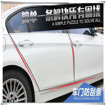 

New HO Car Styling Door protection Rubber Strip Sticker For Honda CRV Accord Odeysey Crosstour FIT Jazz City Civic JADE Pilot
