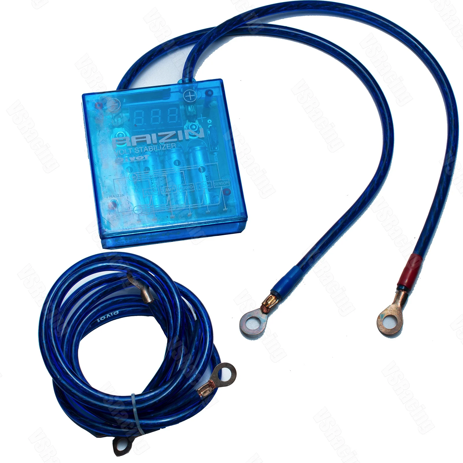Gunmetal Hyper Volt Engine Battery Voltage Stabilizer & ECU System Kit For Honda – Epartsgogo
