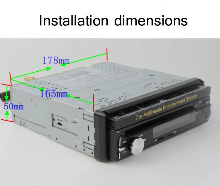 Perfect Original Universal car multimedia player 7’’ HD 1din Touch-screen Radio stereo support in-car Bluetooth/WIFI/FM/AM/USB/AUX/MAP 5
