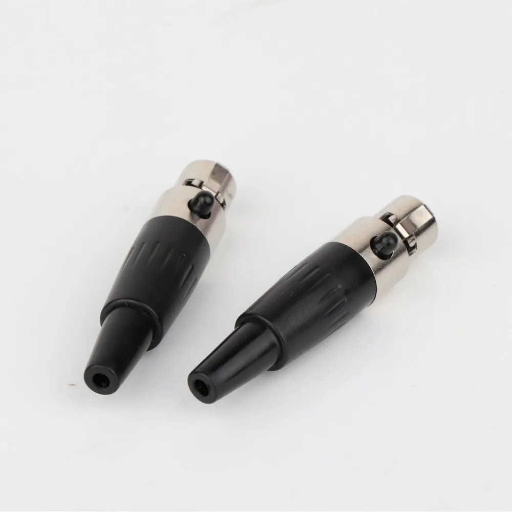 2 шт. Hi end 4 Pin Mini XLR гнездовой разъем DIN аудио AV припой Hifi Позолоченный