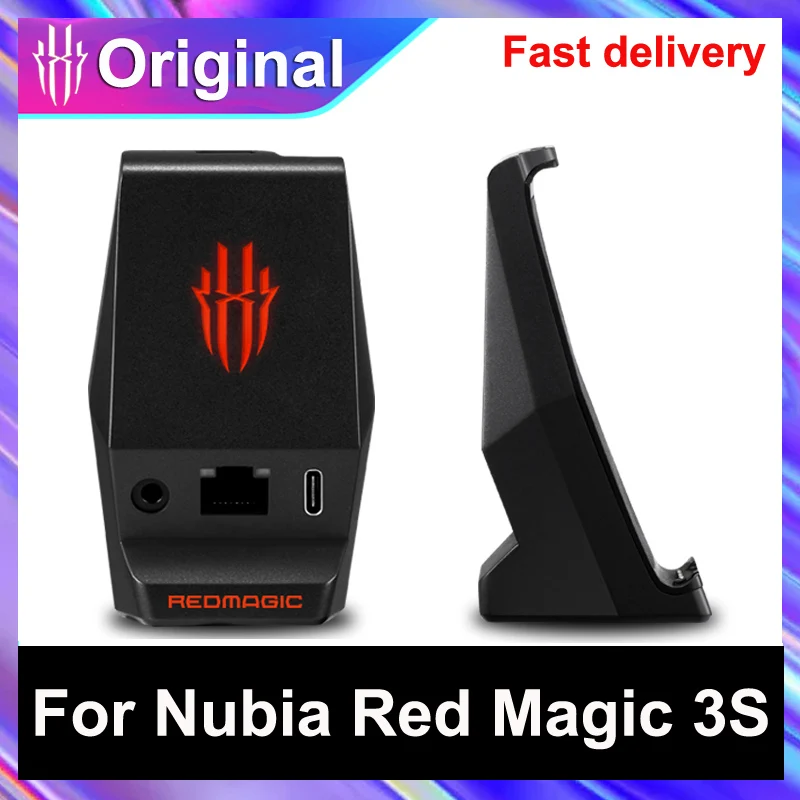 Настольная зарядная док-станция типа C для смартфона Nubia Red Magic 3S 3,5 мм, зарядная станция с отверстием для наушников, зарядное устройство для Nubia RedMagic 3S