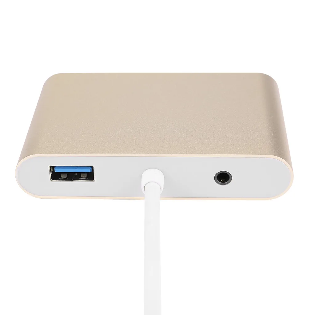 Ouhaobin USB C к HDMI VGA адаптер USB 3,0 видео 5 в 1 порт конвертер адаптер для планшета для компьютера