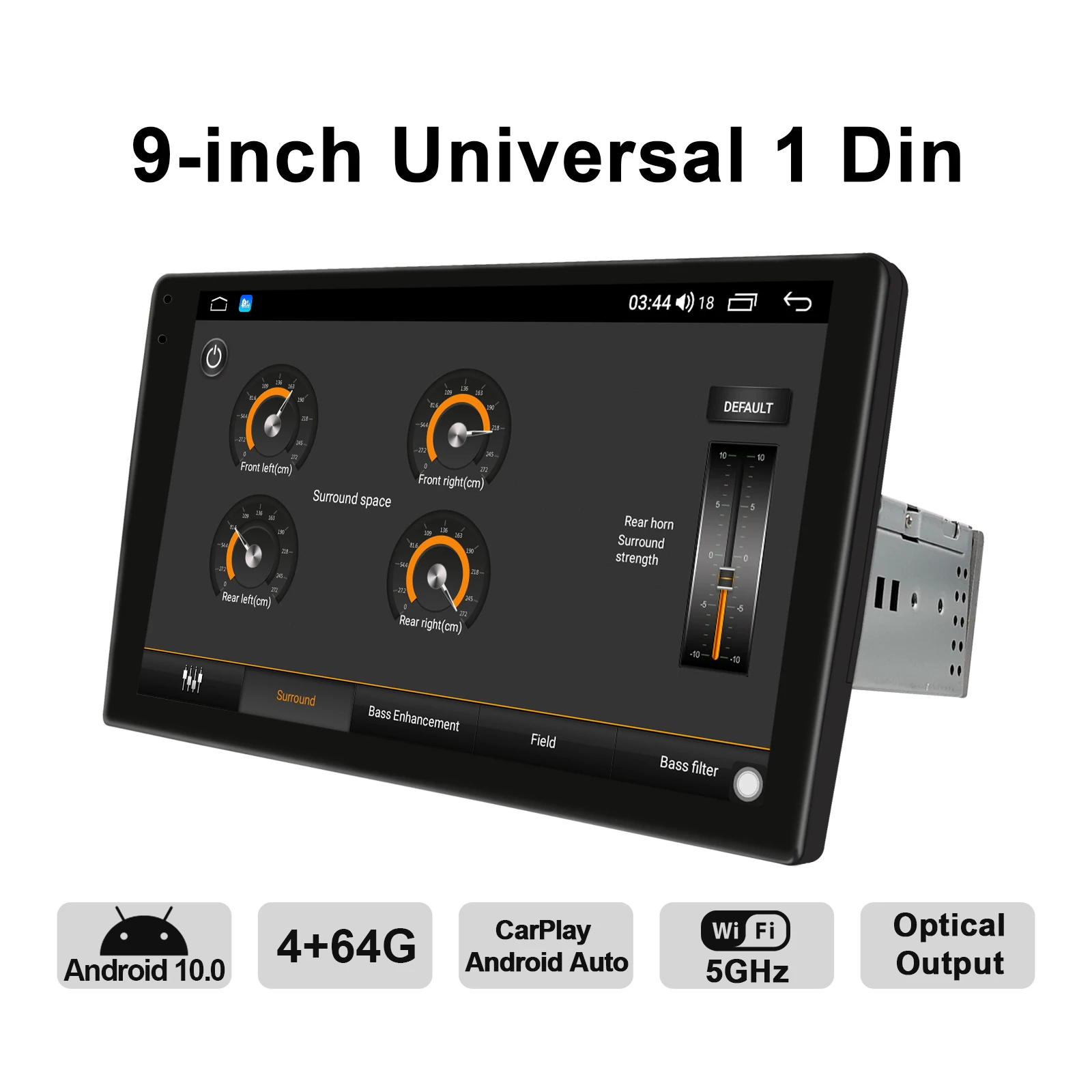 Single din touch screen 9