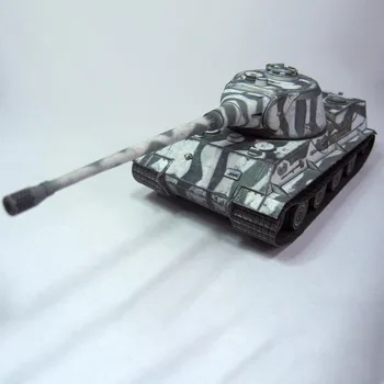 1:35 German Lion Heavy Tank DIY 3D Paper Card Model Building Sets Construction Toys Educational Toys Military Model 1