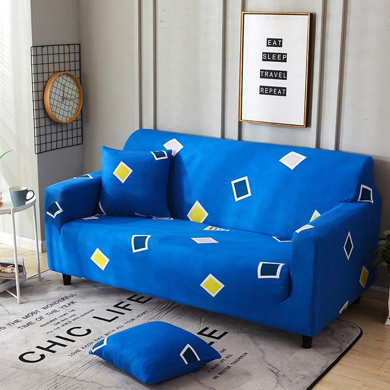 lan diao Slipcovers диван крышка все включено Нескользящая секционные эластичный чехол для дивана Чехол Диван Полотенца один/два три/Четырехместный - Цвет: lan diao