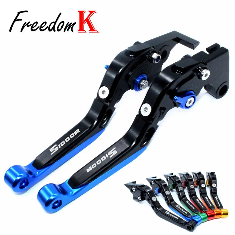 

For BMW S1000R S1000 R S 1000R 2014 2015 2016 Motorcycle Accessories CNC Folding Extendable Brake Clutch Levers LOGO S1000R