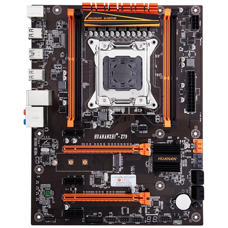 HUANANZHI Deluxe X79 PRO игровая Материнская плата Intel LGA 2011 ATX Поддержка 4X16 Гб 64 Гб памяти PCI-E X16 7,1 Звуковая дорожка Crossfire