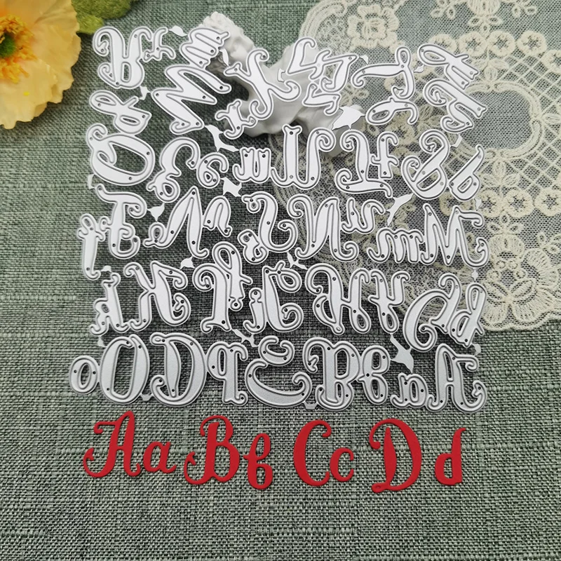 Alphabet Letter Etal Cutting Dies For Diy Scrapbooking Album Paper