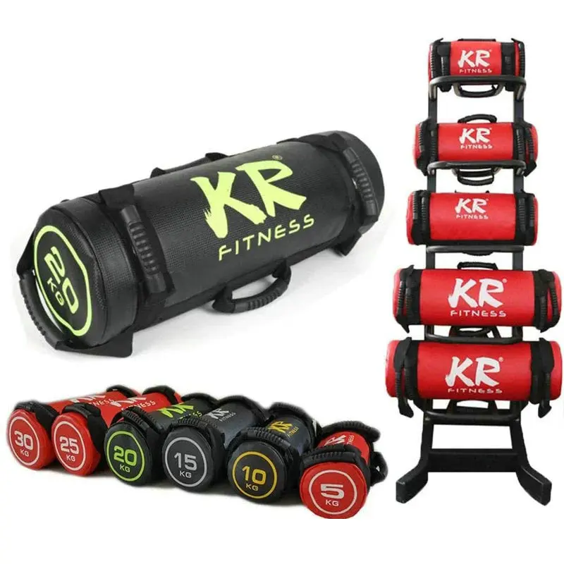 Bolsa de arena para Fitness, bolsa de arena para levantamiento de pesas de 5-30kg, bolsa de energía sin llenar, gimnasio, entrenamiento muscular deportivo