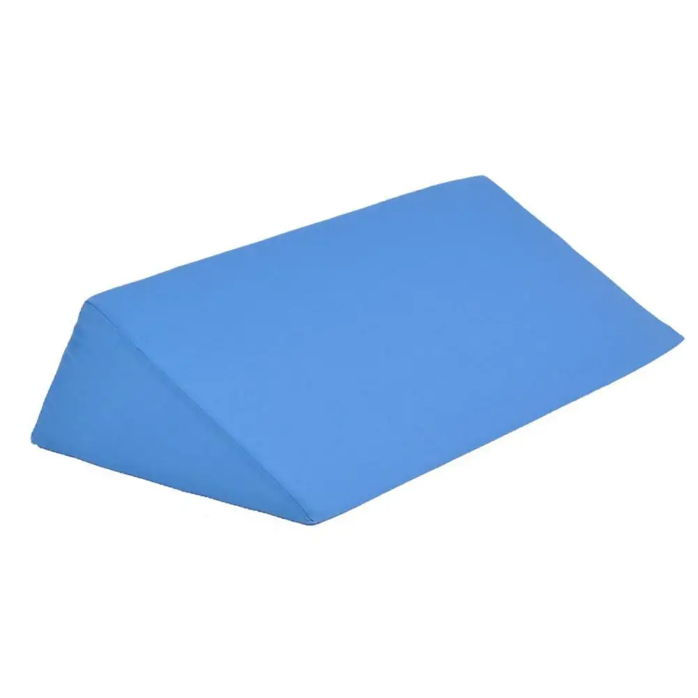 Треугольные постельные принадлежности клиновидная подушка с памятью Губка Подушка под спину шеи поддержка тела Подушка для облегчения боли задняя подушка для ног - Цвет: Blue