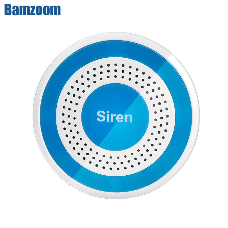 Sirena estroboscópica inalámbrica de sonido y luz para el hogar, sistema de Panel de alarma de seguridad, WIFI, GSM, 433mhz, 100dB, para PG103, 106, 107, W2B, W3B, W4B