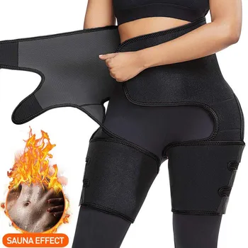 

2020 Body Shapers Women Slim Thigh Leg Shaper Slender Slimming Belt Thigh Slimmer Wrap fajas colombianas