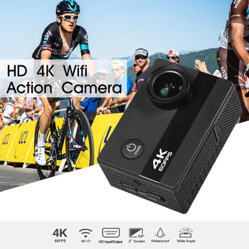 

4K 60FPS Sports mini Action micro Camera Waterproof wifi 2-inch HD Screen Underwater 30m 170 Degree Wide Angle Built-in Battery